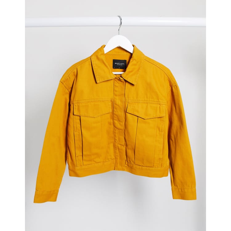 Brave soul shop mustard coat