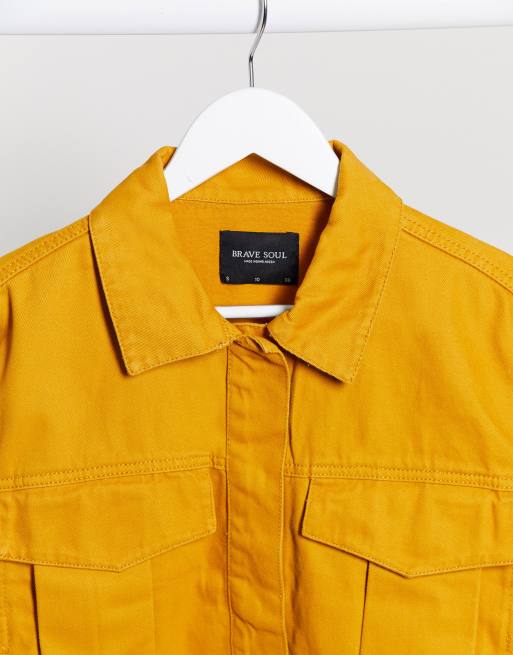 Brave soul shop mustard jacket