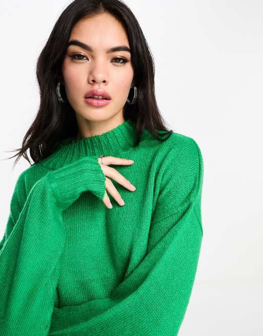 Brave Soul - Freedom - Trui met ronde hals in groen 