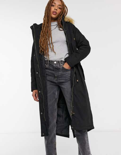 brave soul maxi coat