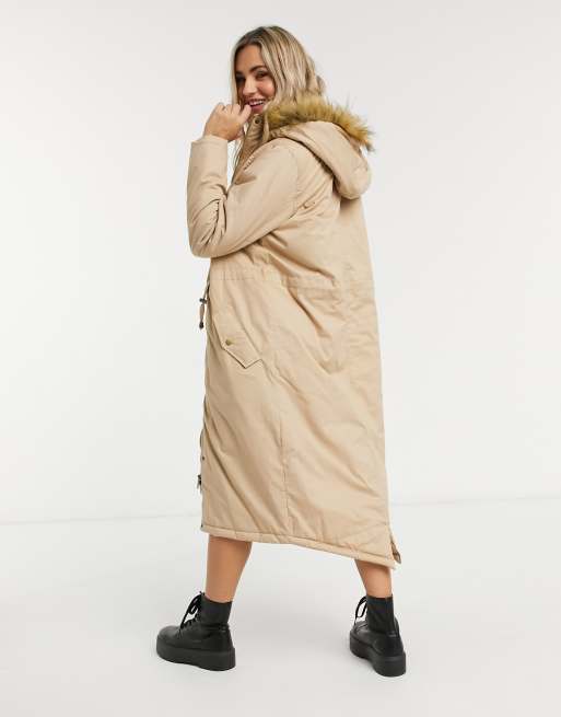 brave soul maxi coat