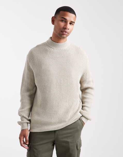 Brave Soul – Gerippter Strickpullover in Salbeigrün mit Rundhalsausschnitt - view 1