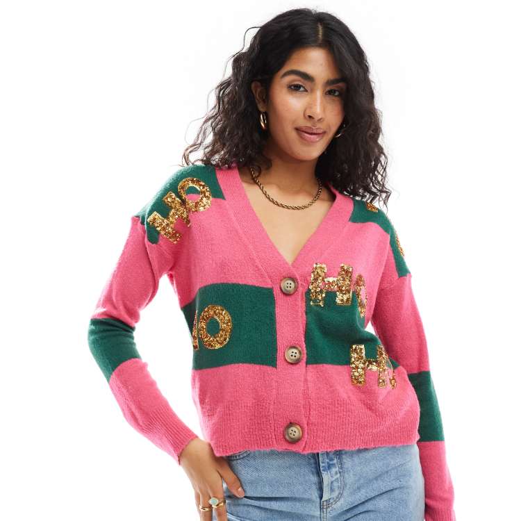 Pull à Capuche Brave Soul Vert Pour Fille - Taille S - Acrylique - Occasion Bon état - Thème Noël Festif