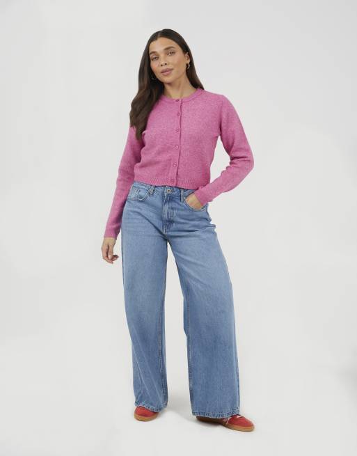 Brave Soul - Gilet ras de cou doux au toucher - Rose, 3 de 4