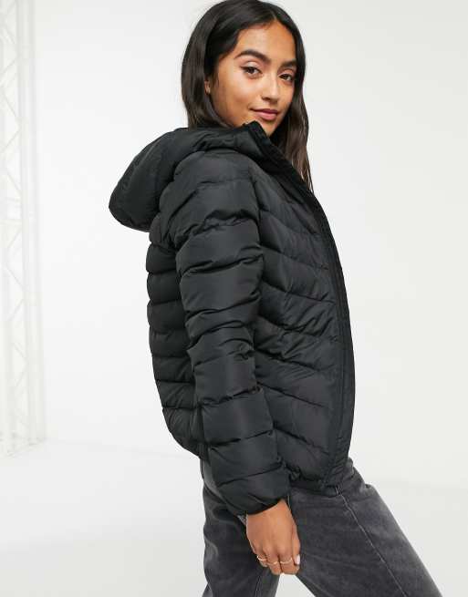 Mens Brave Soul Grant Padded Hooded Puffer Jacket with Elasticated Trims 