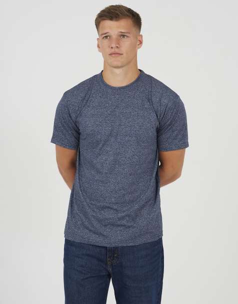 Brave Soul Graphic t-shirt in blue - view 1