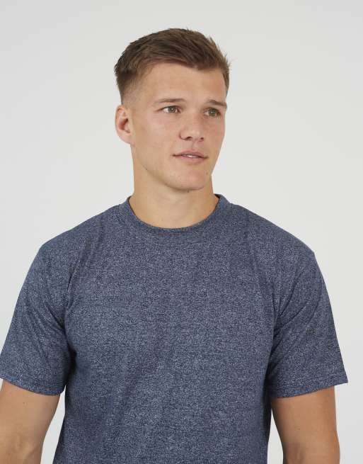 Brave Soul Graphic t-shirt in blue, 4 of 4