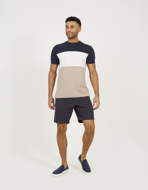 Brave Soul Graphic t-shirt in navy, 3 of 4