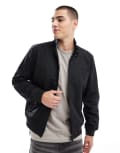 Brave Soul harrington jacket in black