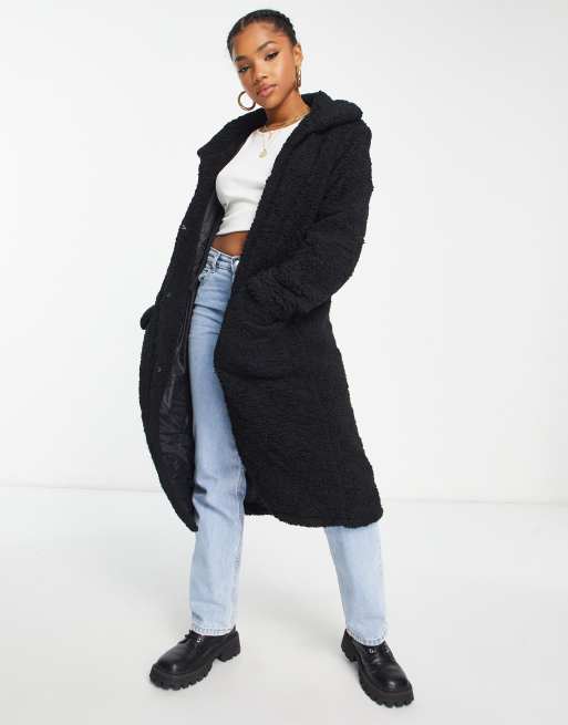 Asos teddy shop borg coat