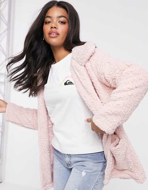 Manteau 2025 teddy rose