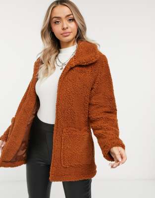 Brave soul shop teddy coat