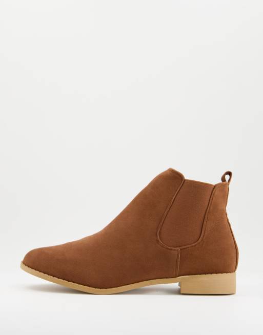 Asos tan chelsea boots online