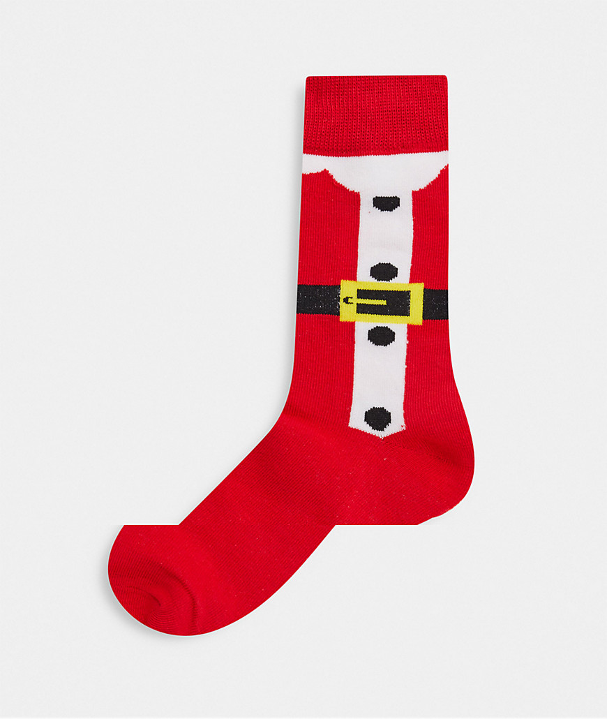 Brave Soul Holidays santa socks-Multi
