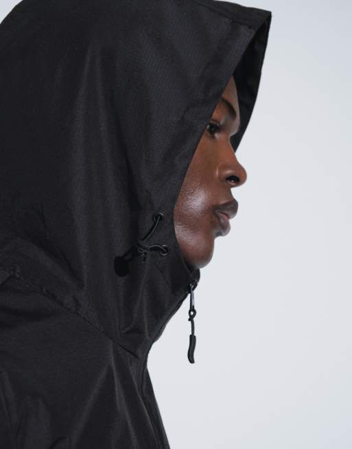 Brave Soul hooded jacket in black with multi pocket detail, 4 of 10