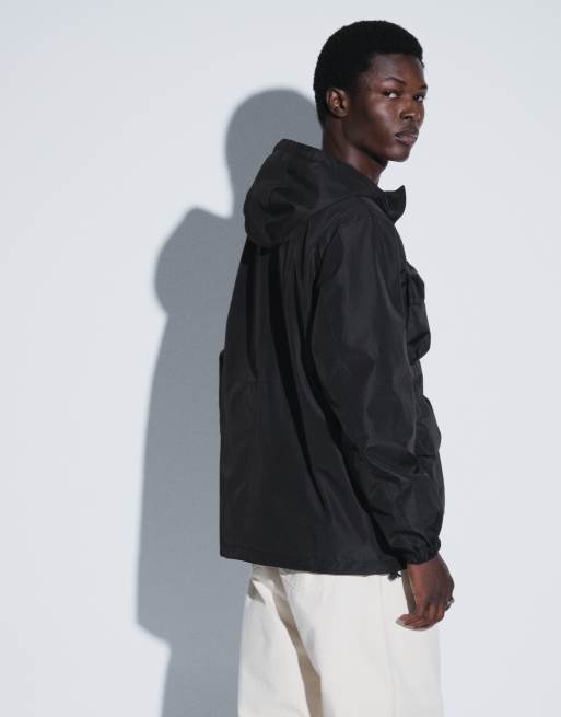 Brave Soul hooded jacket in black with multi pocket detail, 5 of 10