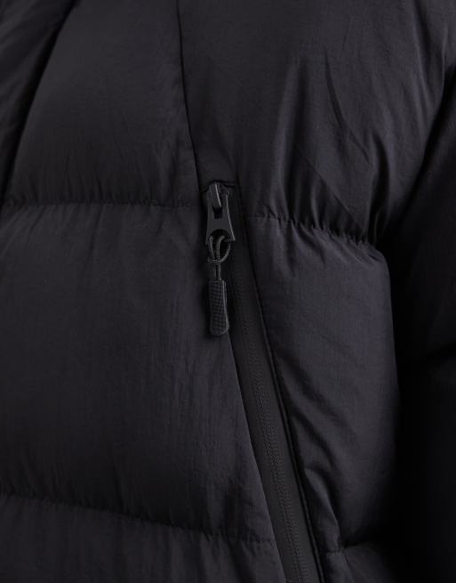 Brave Soul hooded puffer coat in black, 5 of 5