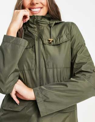 raincoat with drawstring waist