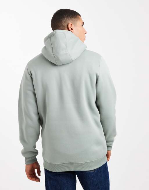 Brave Soul hoodie with contrast drawcords in sage green, 3 of 5