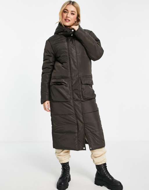 Brave soul long store puffer jacket