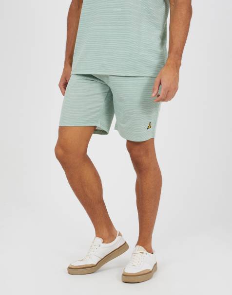 Brave Soul Jacquard shorts in mint - view 1