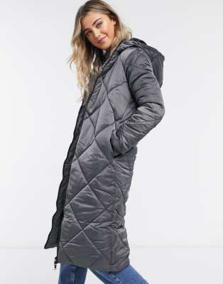 longline puffer jacket asos