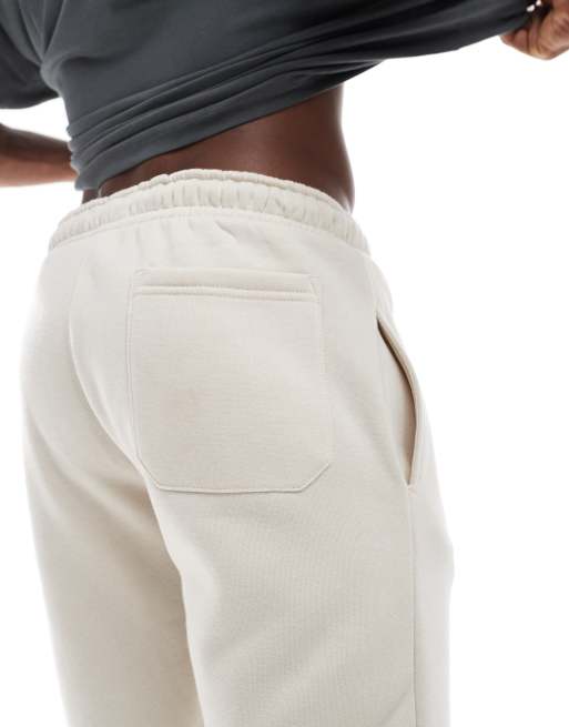 Brave Soul jersey shorts in cream