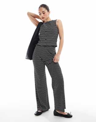 Brave Soul Jersey Wide Leg Pants