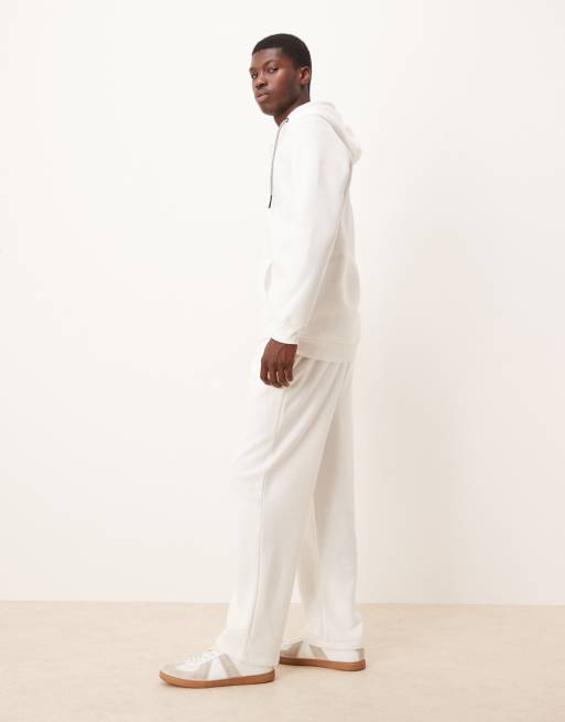 Brave Soul - Joggers a fondo ampio color crema, 3 di 5