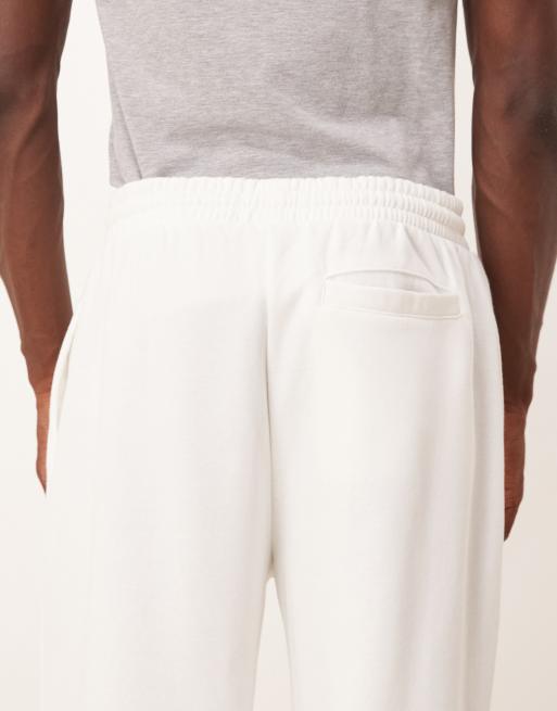 Brave Soul - Joggers a fondo ampio color crema, 5 di 5