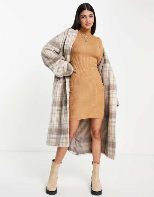 Brave Soul Juliet roll neck sweater dress