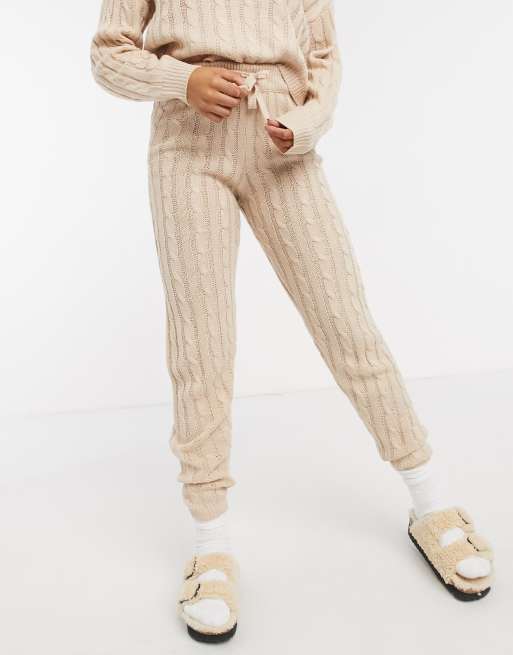 Cable cheap knit tracksuit