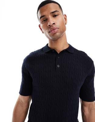 Brave Soul Brave Soul knitted textured button through top in ecru-Neutral