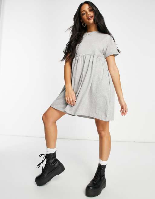 Grey sales smock dress