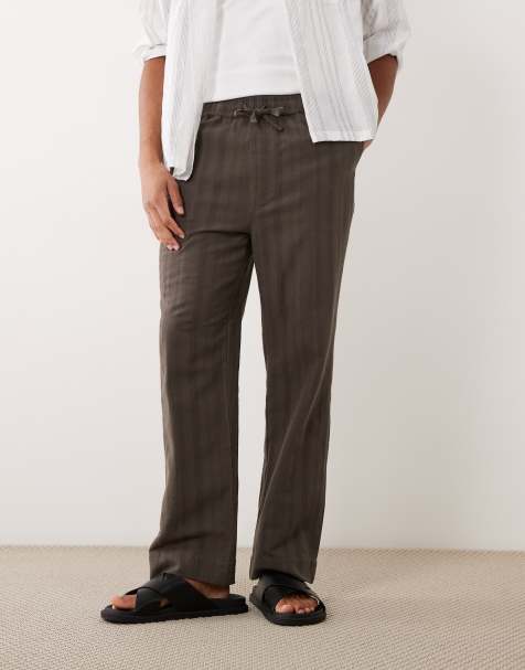 Brave Soul – Legere Hose in normaler Passform in Pilzbraun, Kombiteil - view 1