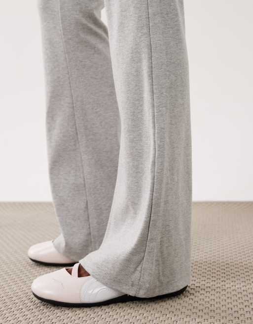 Brave Soul legging évasé stretch gris chiné clair, 4 de 5