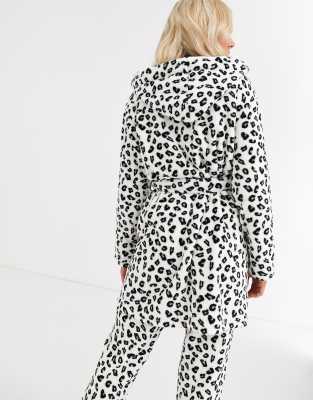 leopard print dressing gown next