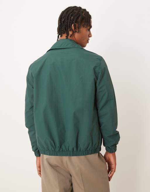 Brave Soul Lightweight harrington style jacket in green, 3 of 5