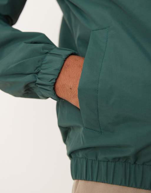 Brave Soul Lightweight harrington style jacket in green, 5 of 5
