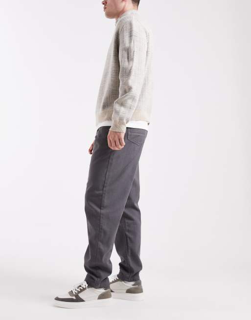 Brave Soul – Locker geschnittene Jeans in Grau, 3 von 5
