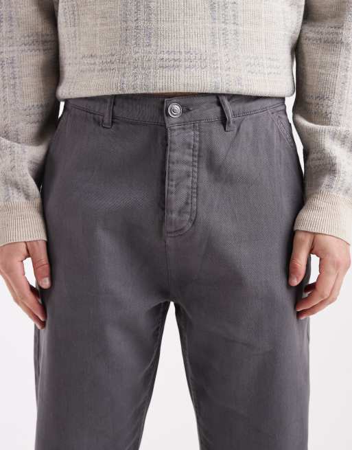 Brave Soul – Locker geschnittene Jeans in Grau, 5 von 5