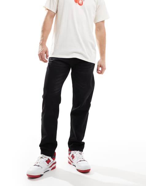 Brave Soul – Locker geschnittene Jeans in verwaschenem Schwarz - view 1