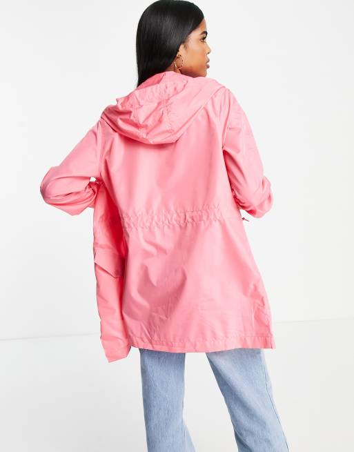 Brave Soul lolo raincoat in pink