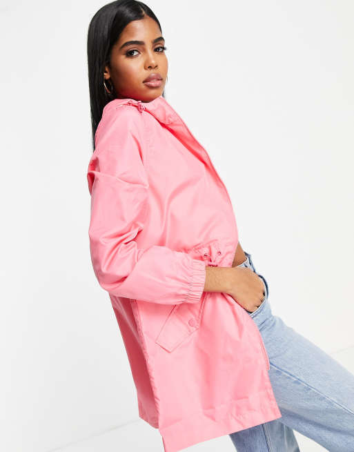 Brave Soul Lolo Regenjas in roze ASOS