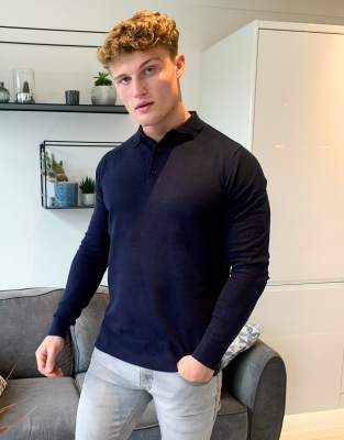 long sleeve jumper with collar