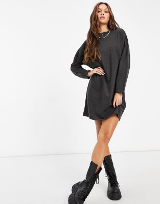 charcoal t shirt dress