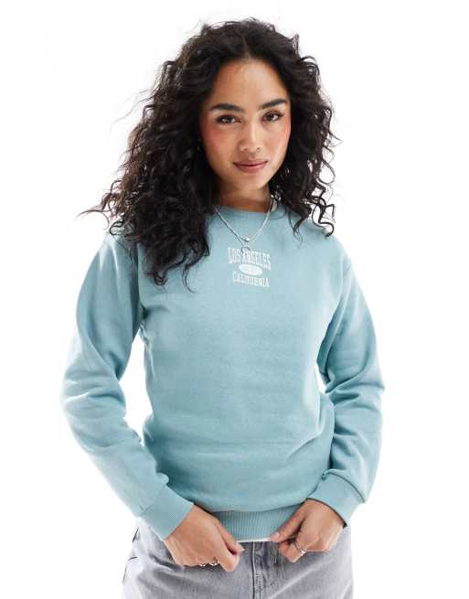 Brave Soul Los Angeles sweatshirt in green