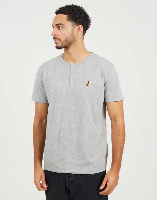 Brave Soul - Lot de 3 t-shirts ras de cou boutonnés en coton - Blanc, 2 de 3