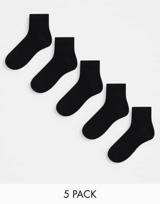 Brave Soul - Lot de 5 paires de chaussettes - Noir