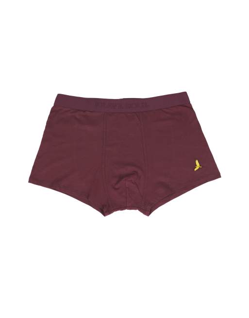 Brave Soul - Lot de 7 boxers avec broderies - Noir, 3 de 3